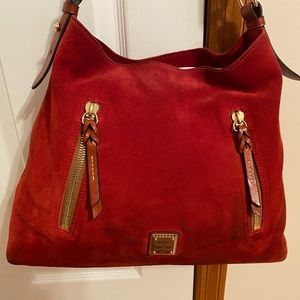 Dooney and Burke suede bag